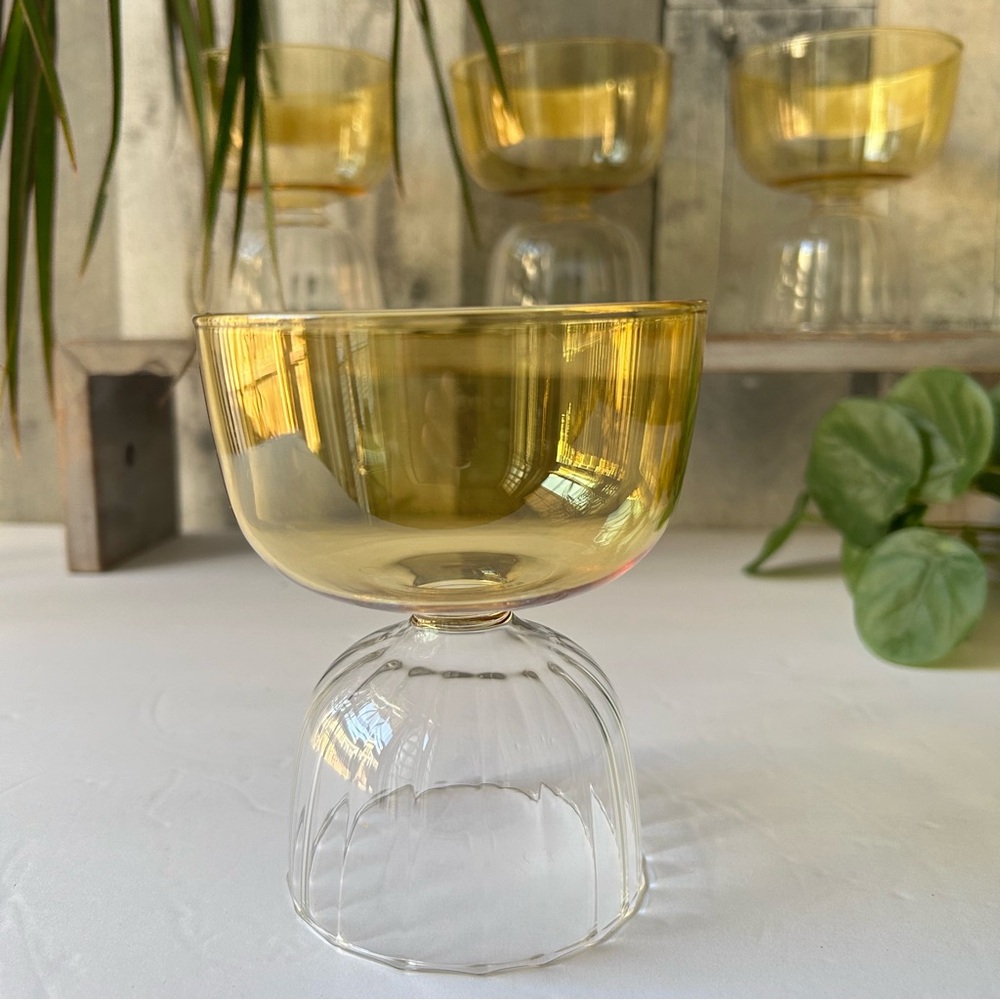 🌴Threshold Yellow Cocktail Glass- 9.47oz (sold separately)